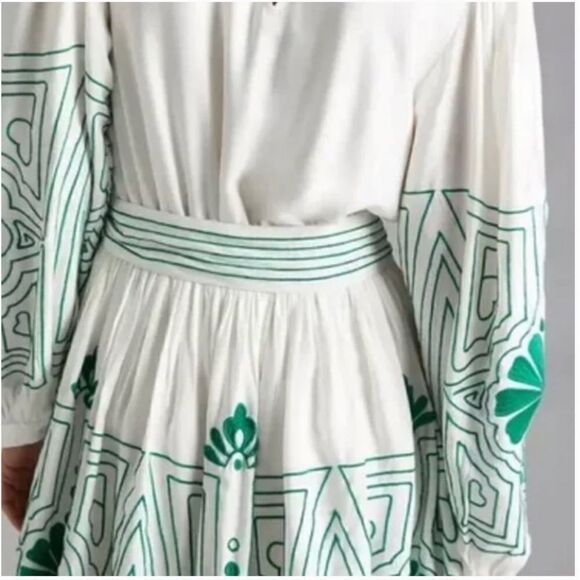 ANTHROPOLOGIE - Forever That Girl Embroidered Mini Dress - Picture 3 of 6